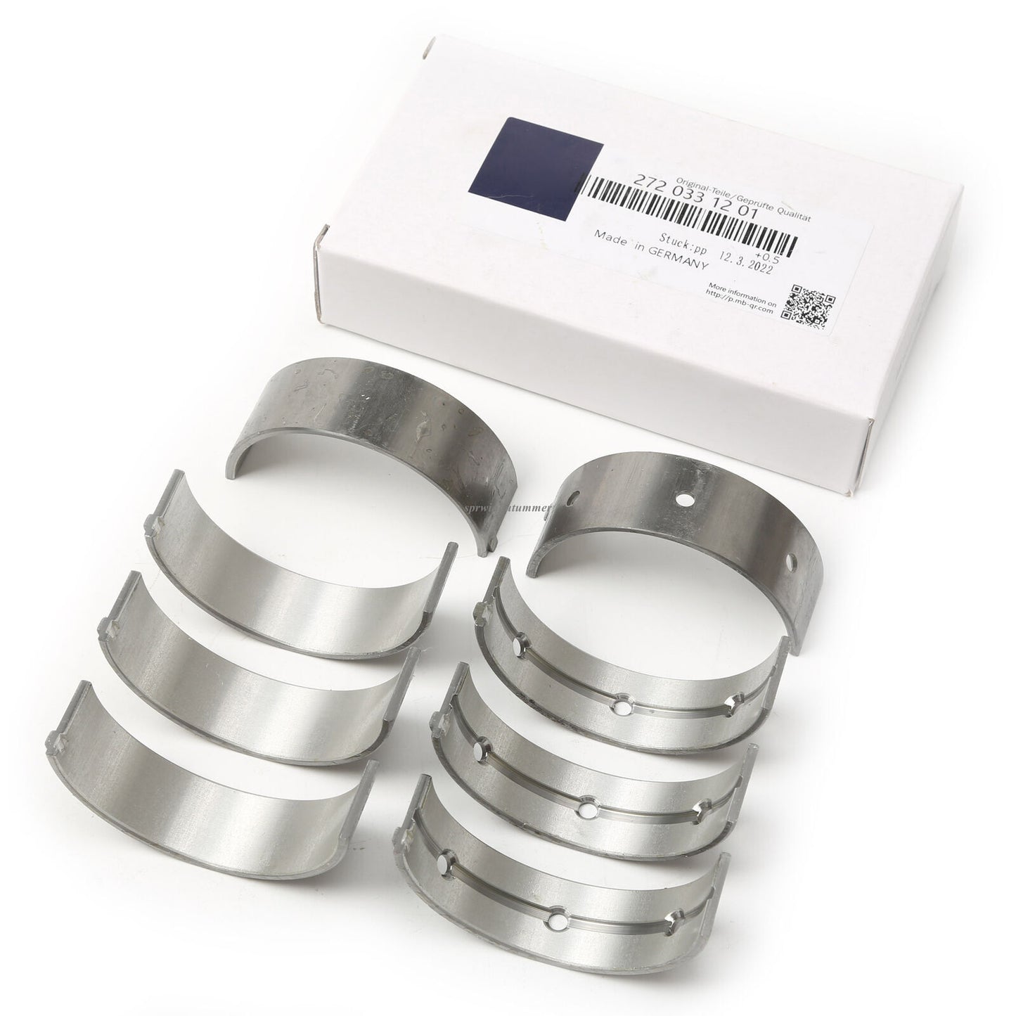 8pcs Main Crankshaft Bearing Set for Mercedes-Benz W211 W164 ML350 M272 3.5