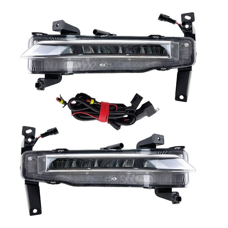 1 Set for Chery Tiggo 8 Pro Plus Front Bumper LED Fog Light Daytime Running Lamp