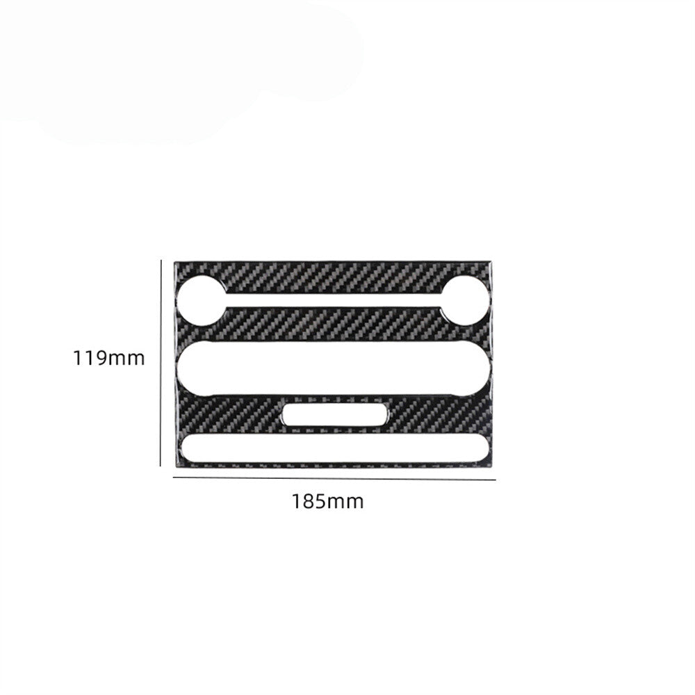 Carbon Fiber Center Control Panel Trim Cover Type B for Ford F150 2004-2008