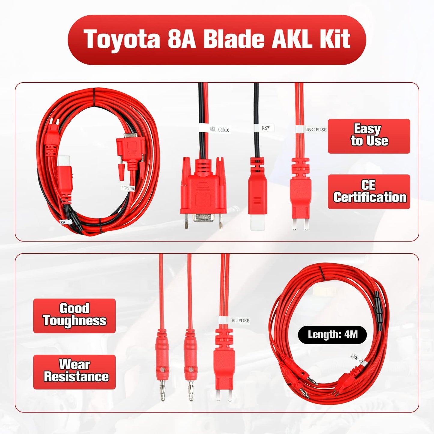 8A Non- for Smart All Keys Lost Adapter for Toyota IM508, IM608  APB112