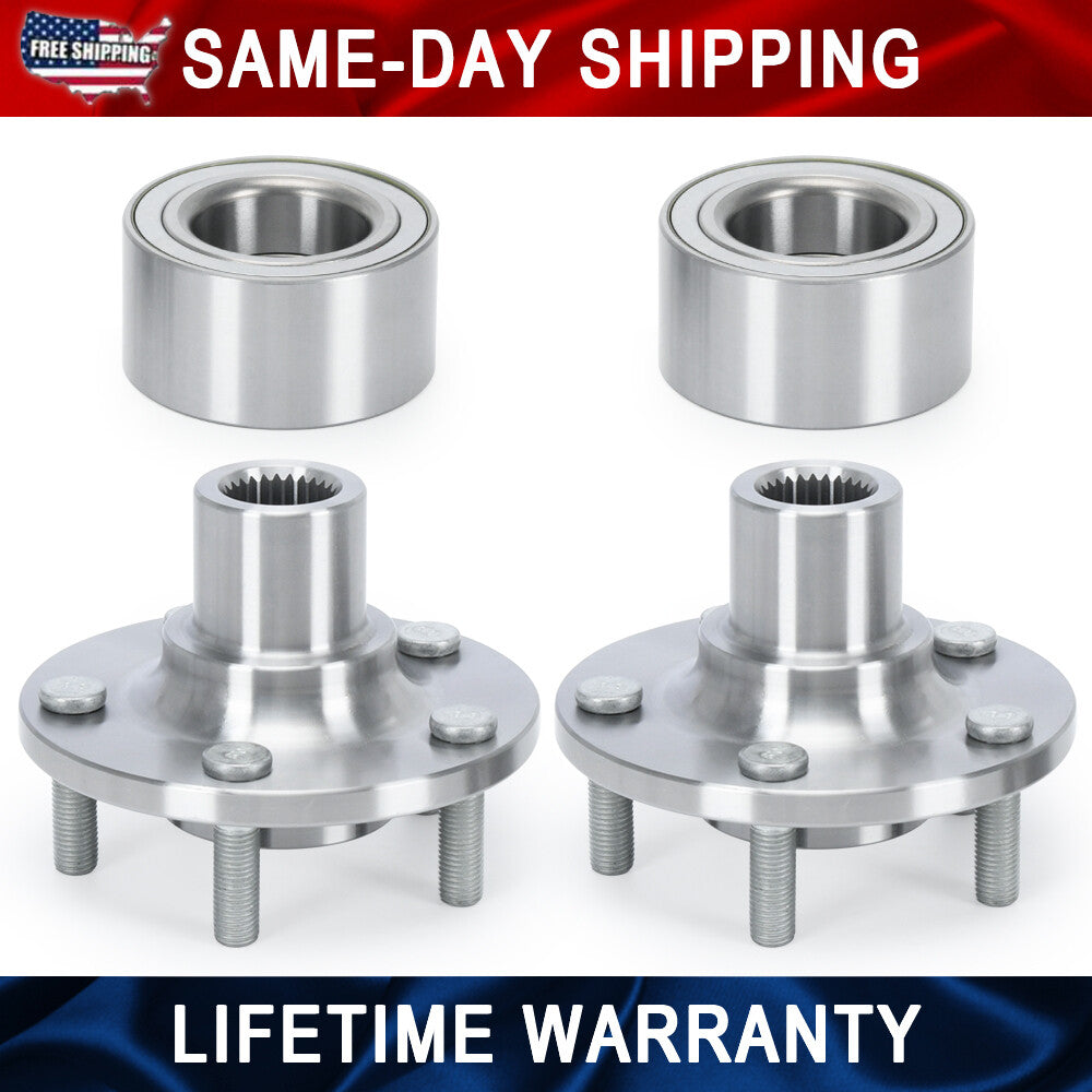 Pair Front Wheel Hub Bearing Kit Set For 2012-2018 for Ford Focus 2.0 2-4 valve DOHC