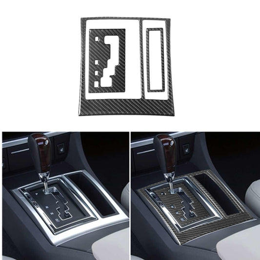 3Pcs Carbon Fiber Gear Shift Panel Cover Trim TypeA Sticker for Chrysler 300 A