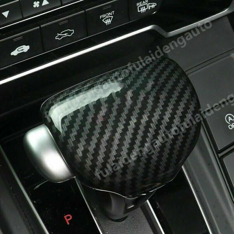for Honda CR-V CRV 2017-2022 Carbon Fiber ABS Inner Gear Shift Knob Cover Trim