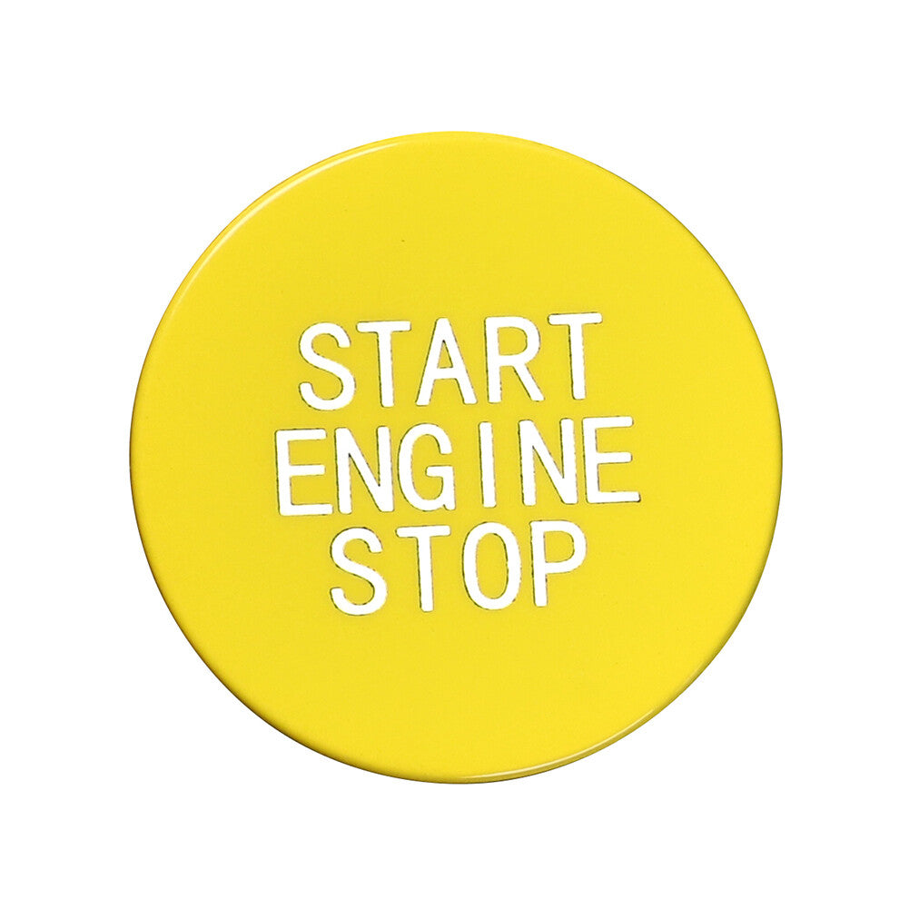 Auto-Motor vorne Start-Stopp-Schalter-Abdeckung Trim f¨¹r for BMW 3 8 X-Serie Gelb