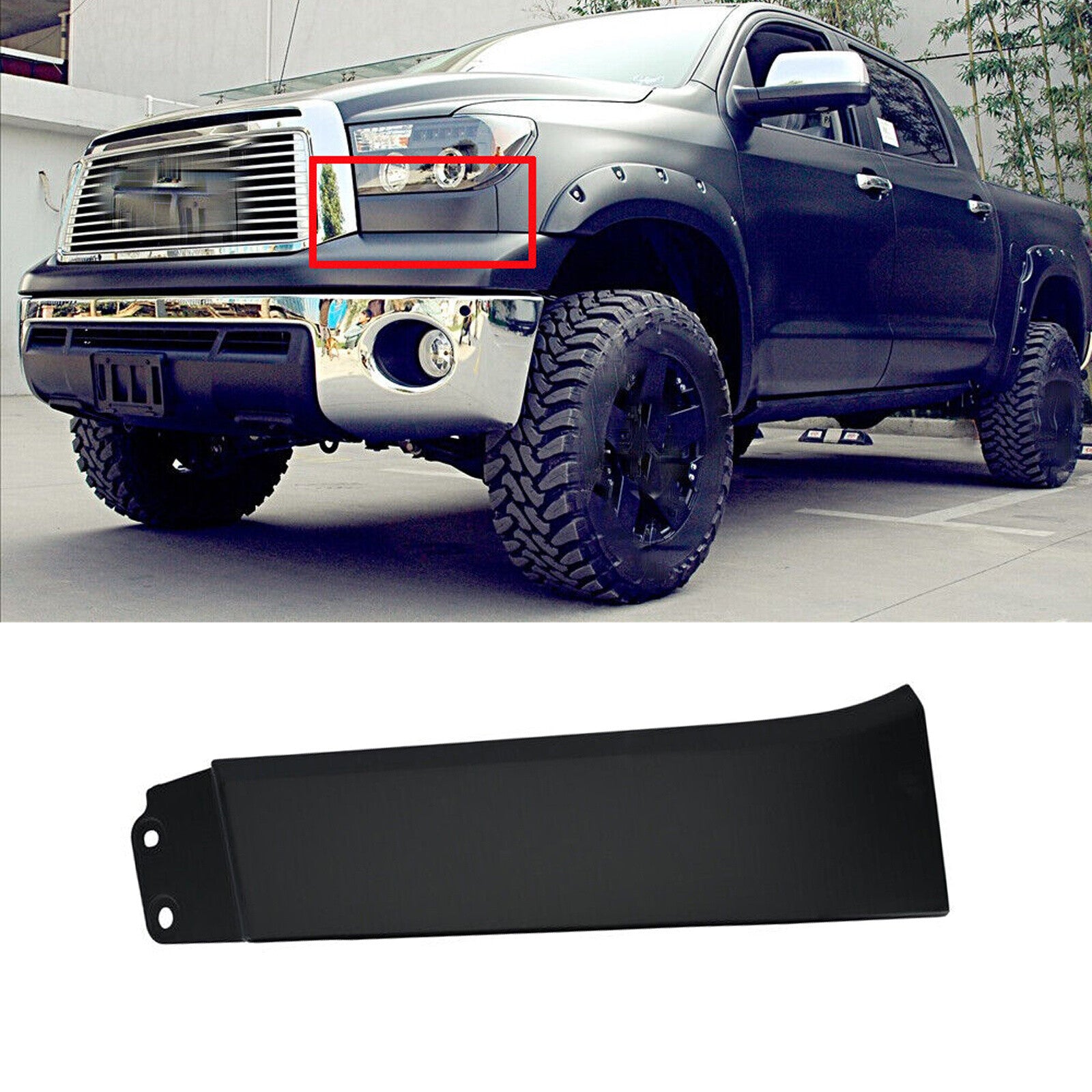for TOYOTA TUNDRA 2007-2013 Bumper Grille Headlight Filler Trim Cover Left Right