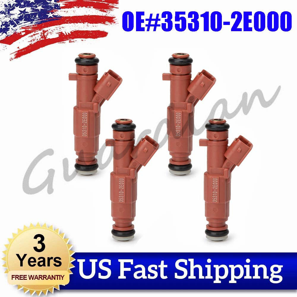 4x 35310-2E000 Fuel Injector New for KIA SOUL 2012-2013 for HYUNDAI for ELANTRA GT 2013