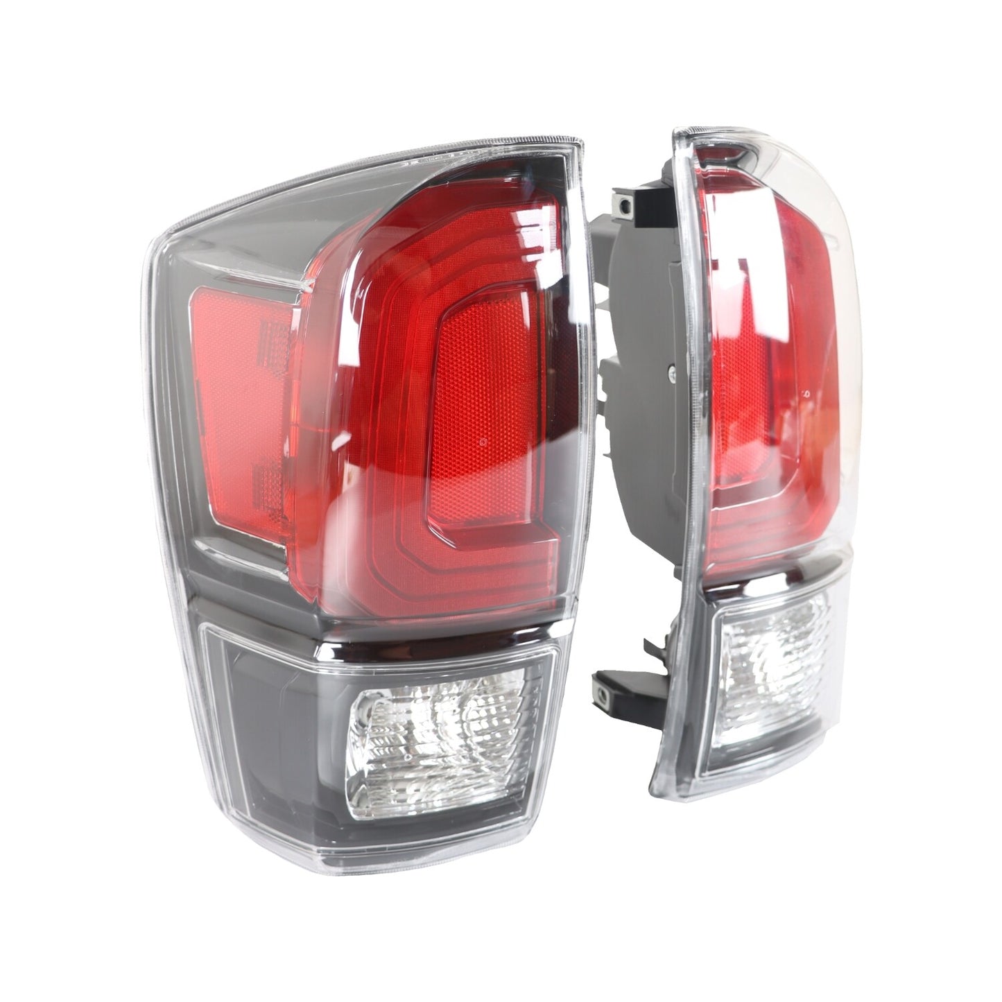Pair Halogen Tail Light Brake For 2016-2021 for Toyota Tacoma Rear Left Right Lamp