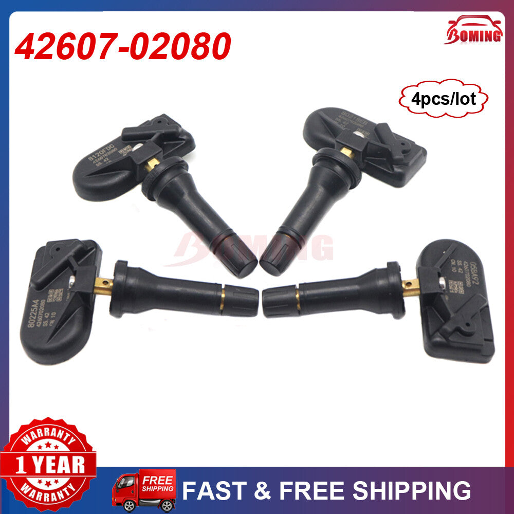 4-piece TPMS tire pressure sensor 42607-02080 433MHz for Toyota for Corolla Levin/Hybrid
