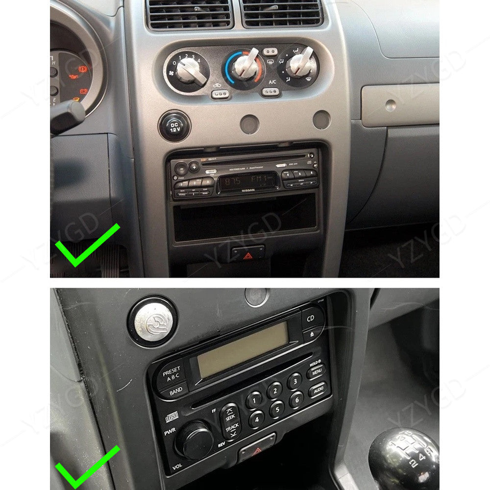for Nissan Frontier 2001-2004 Car Stereo Radio Android Auto CarPlay Screen GPS