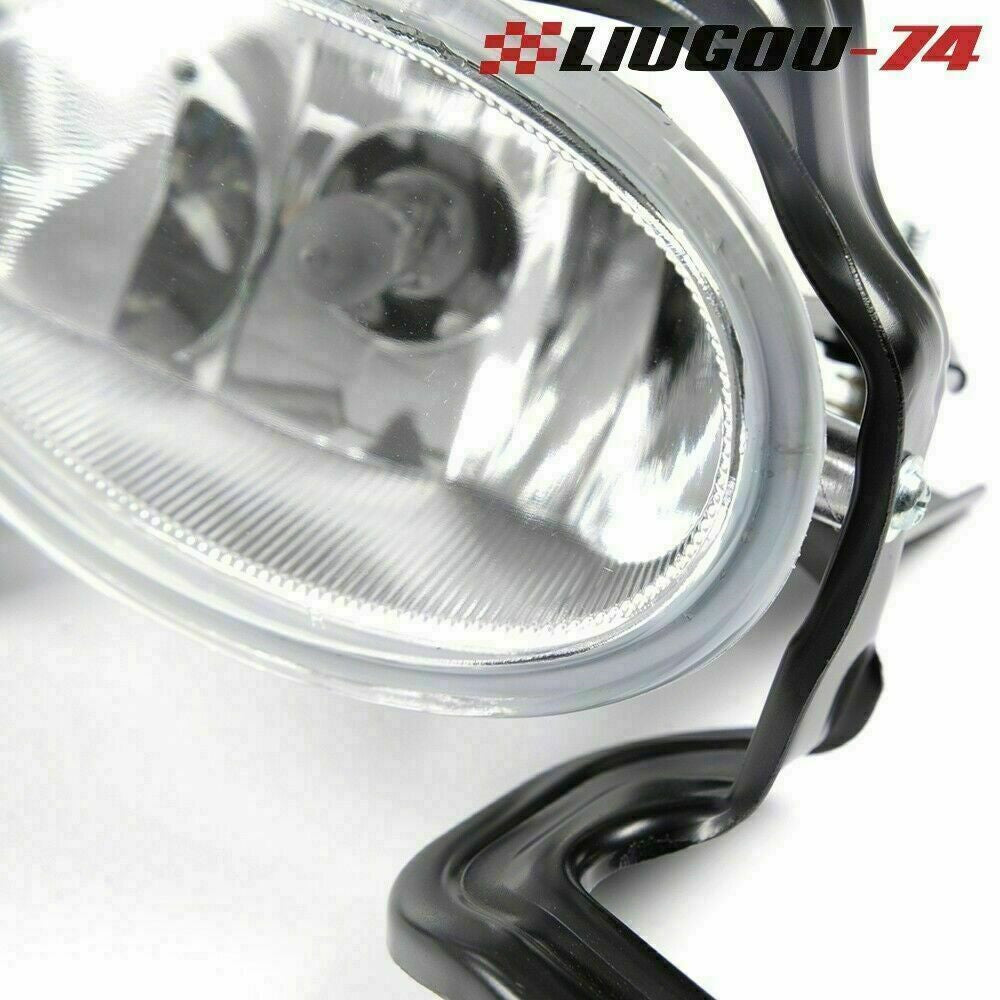 Transparent anti-collision fog lights 2X + switch + wiring suitable for Honda CR-V 2010-2011, new.
