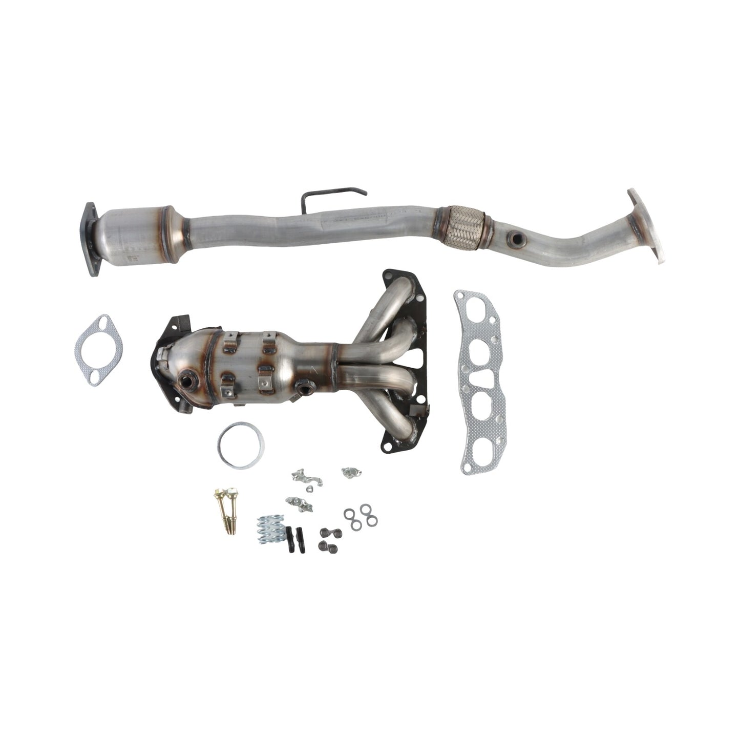 Front  Rear Catalytic Converters for 2002-2006 for Nissan Altima 2.5L With Gasket