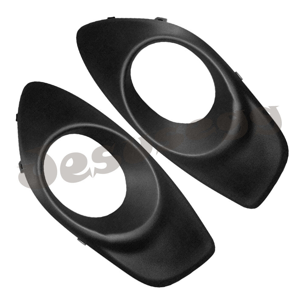 Pair Unpainted Fit for HYUNDAI Santa Fe 2010-12 Fog Light Lamp Cover Left+Right