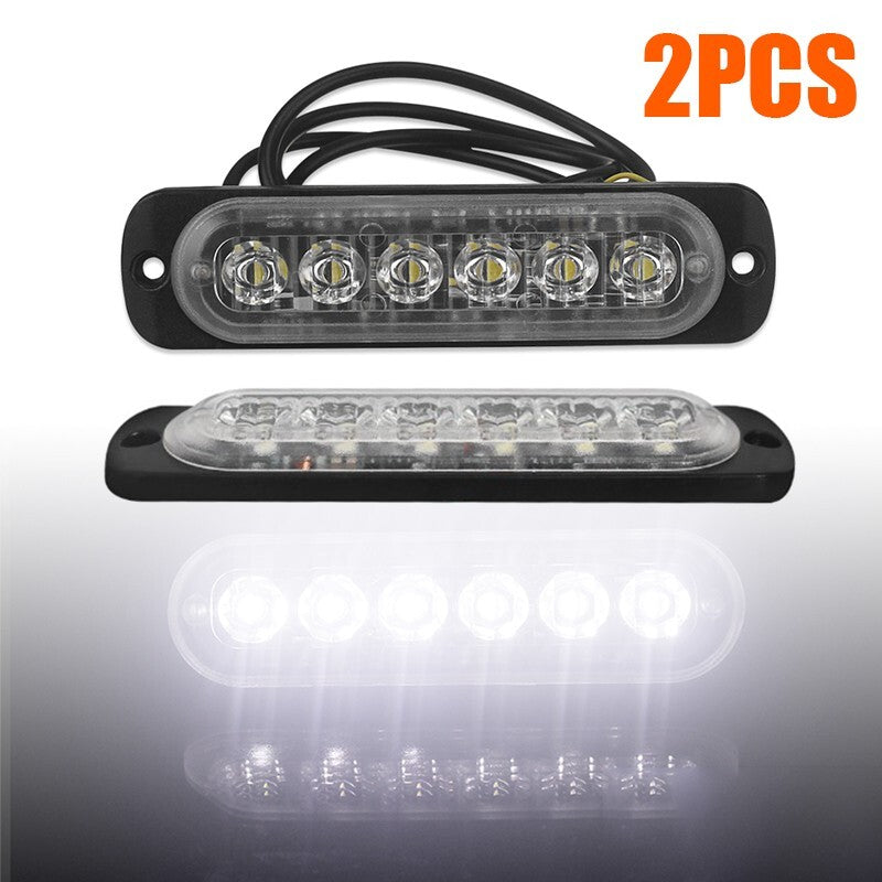 12v LED Flush Mount Flood Light Bar Driving Off-Road Led Waterproof Work Light