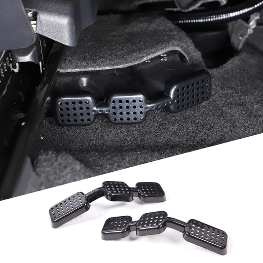 2-Piece Red Carbon Fiber Door Window Lift Switch Frame Trim for Corvette C8 2020-2023