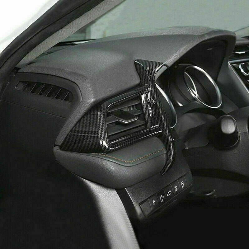 Carbon Fiber Inner Left Air Vent Outlet Cover Trim for Toyota for Camry 2018-2023