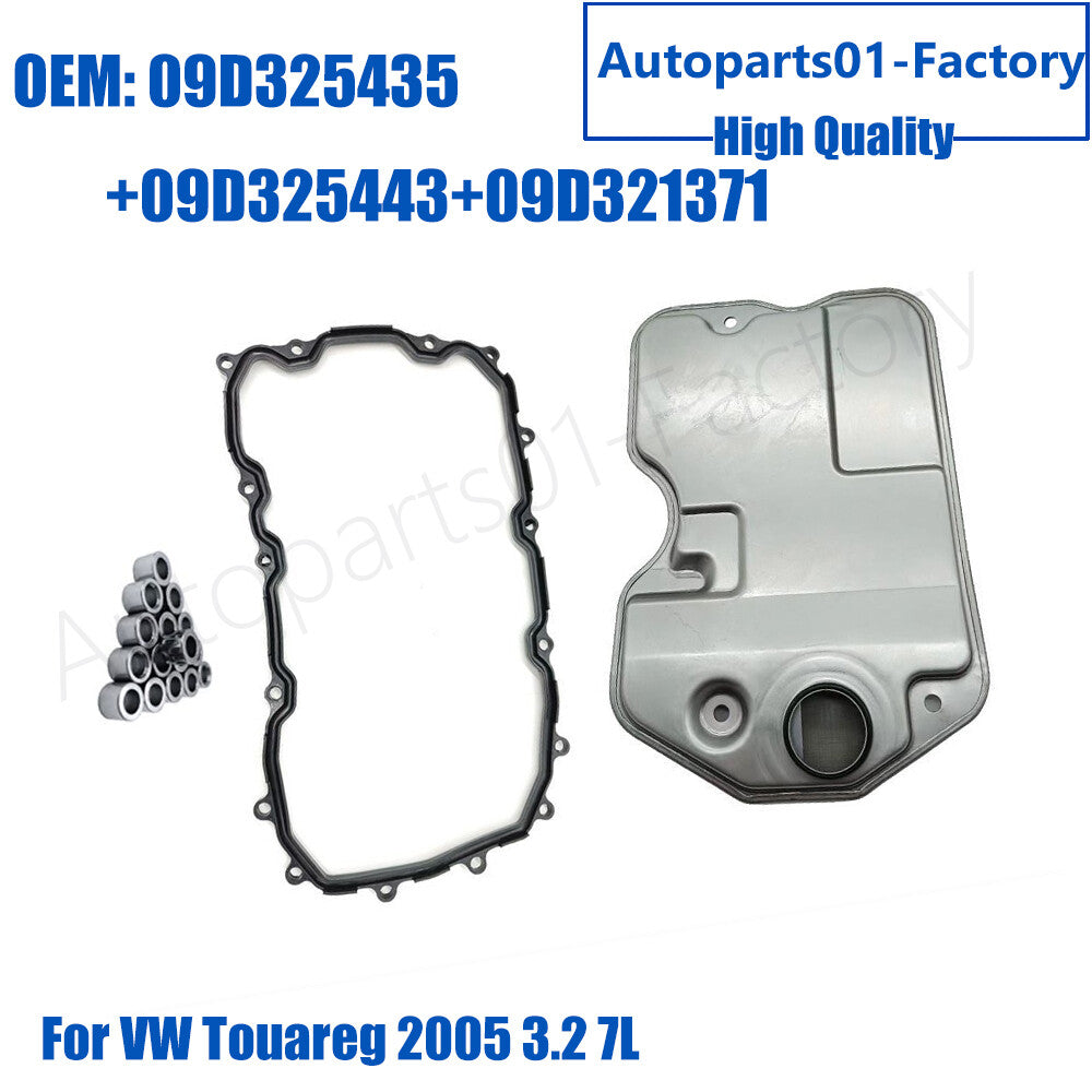 Transmission Filter Pan Gasket Oil Filter Oring Set for VW Touareg 2005 3.2 7L