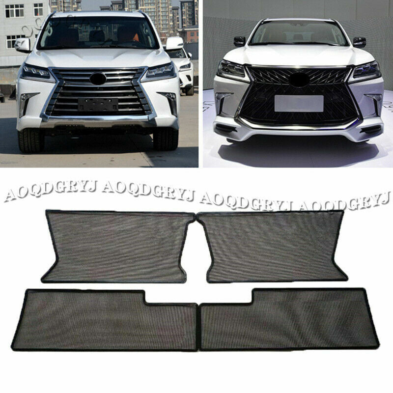for LEXUS LX570 2016-2021 Steel Front Grille Insect-Proof Net Screening Mesh 4X