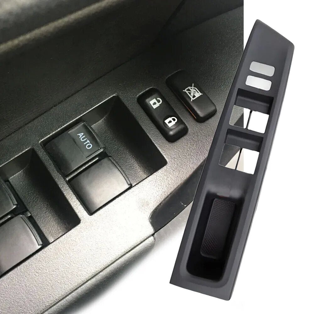 Door Window Switch Bezel Trim Panel Cover Replacement for Toyota Yaris 2012-2014
