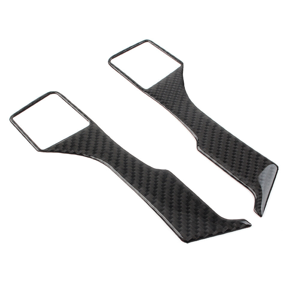 2 Pcs Steering Wheel Panel Cover Trim for Toyota for Land Cruiser Prado 2010-2018
