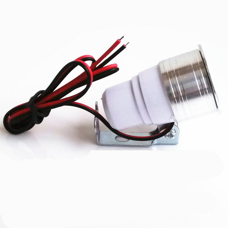 Motorcycle Signal Headlight Flash Lamp Strobe White LED Small Spotlights Light