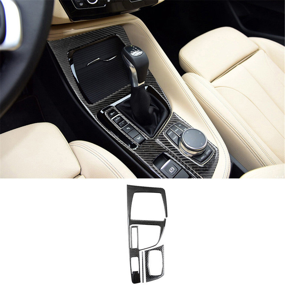 32Pcs Carbon Fiber Full Set Interior Kit Cover Trim for BMW X1 F48 2016-2018