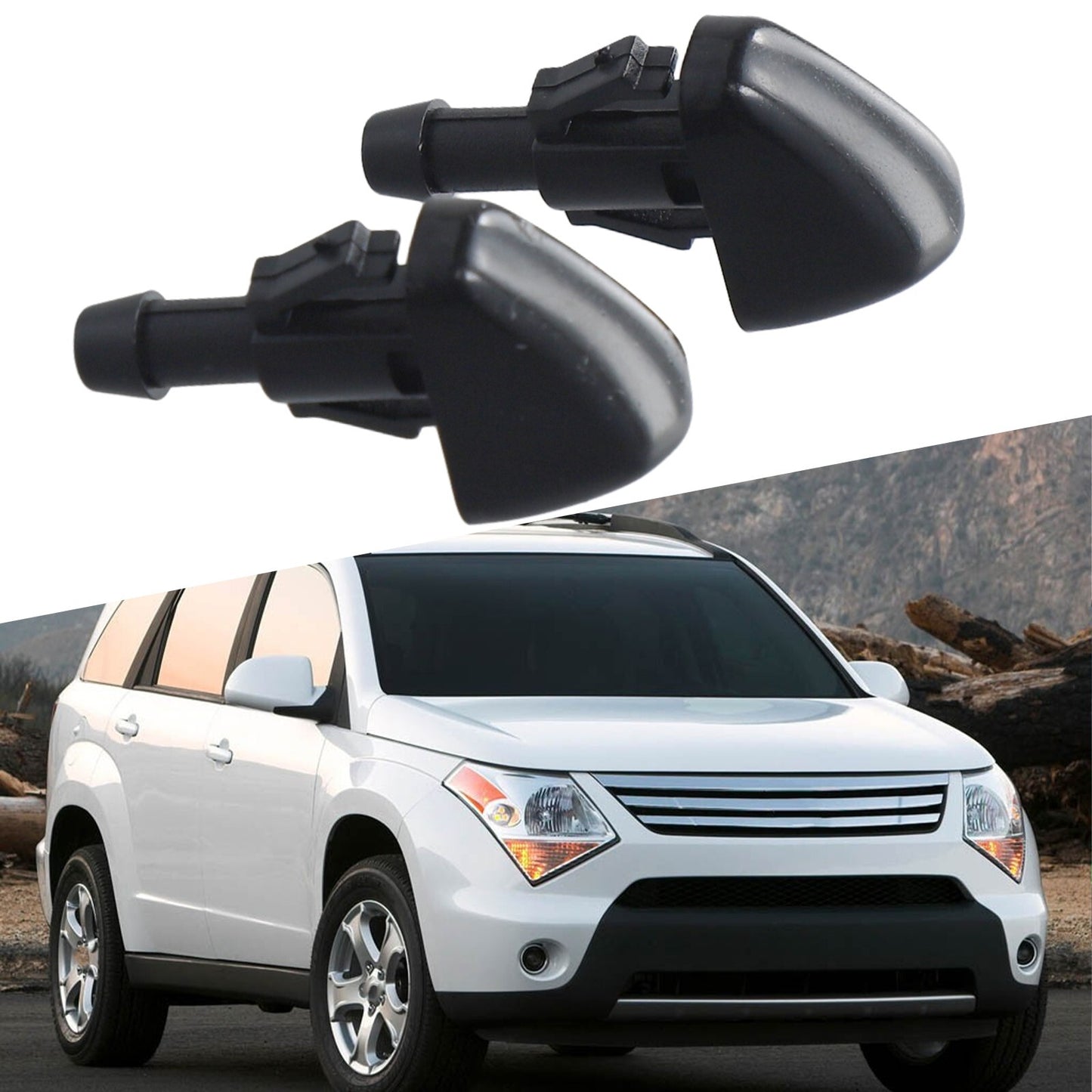 Water Spray Jet Nozzles 2Pcs/kit for Suzuki Grand Vitara XL-7 MK2 Aerio
