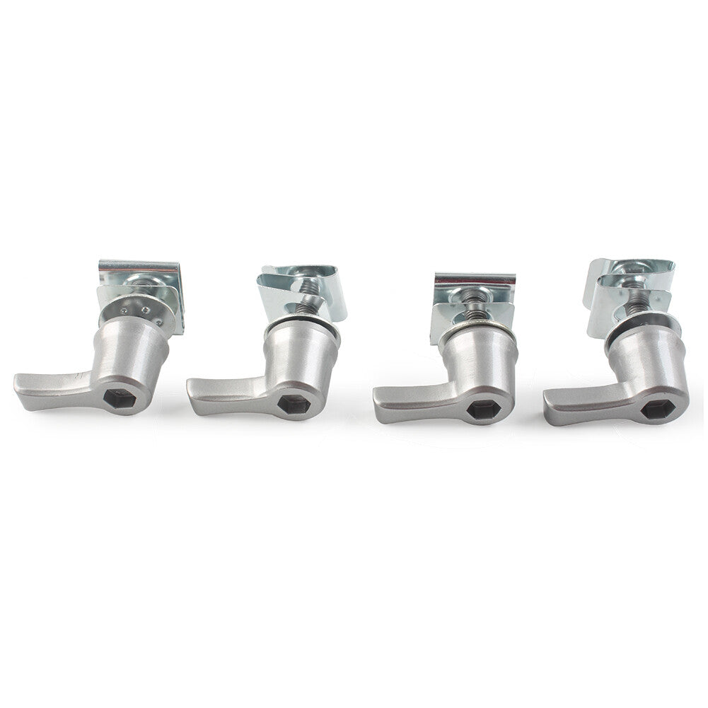 Fit for Harley Touring Road Glide 1993+ Saddlebag Lock Mounting Screw Kits Chrome UK