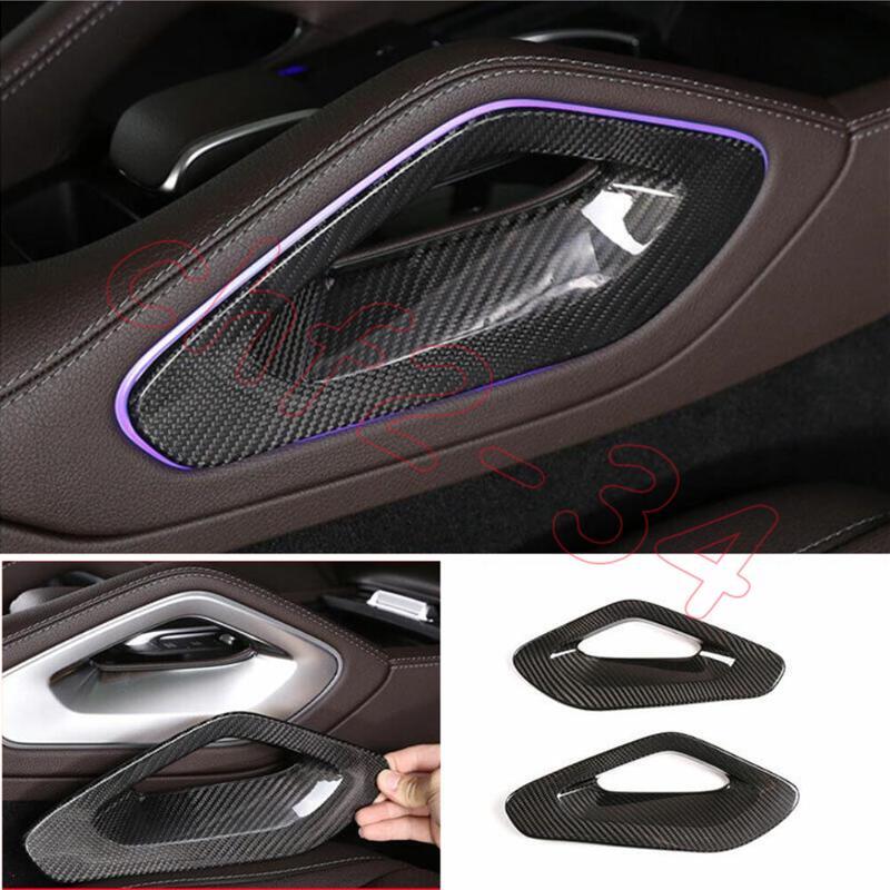 Dry Carbon Fiber Gear Shift Both Side Frame 2PCS Fit for Benz GLE GLS 2020-2022