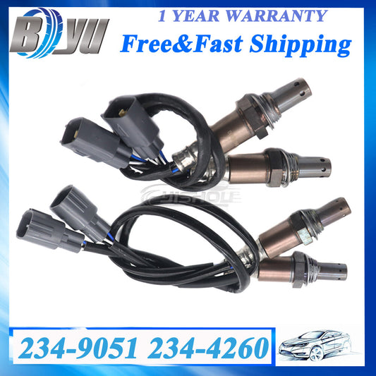 4x Up+Downstream Oxygen O2 Sensor Fits for Toyota for Land Cruiser Sequoia Tundra