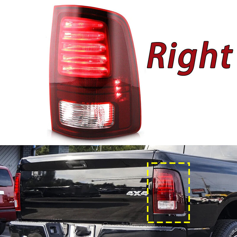 Right rear LED taillight assembly for Dodge for Ram 1500 2013-2018 turn signal
