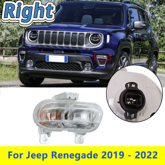 for Jeep Renegade 2019-2021 Right front DRL Parking Turn Signal Fog Light