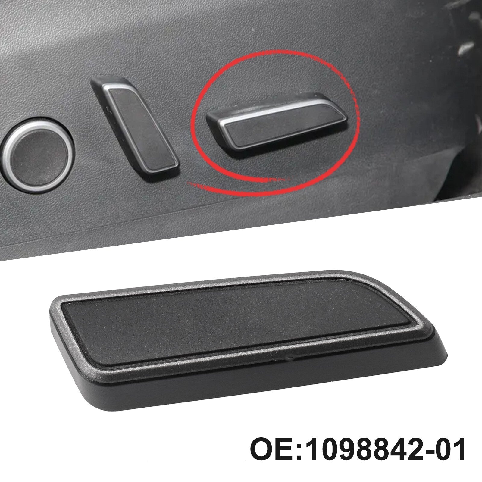 for Tesla Model 3 2021-2023 for Co -pilot Side-Seats Cushion Button 1098842-01-D