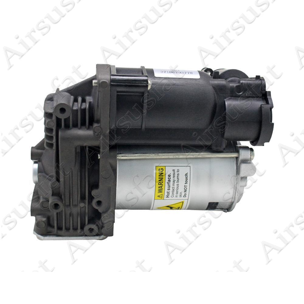 Air suspension compressor + 2x spring bellows rear for BMW E61 5 Series Touring 37206792855