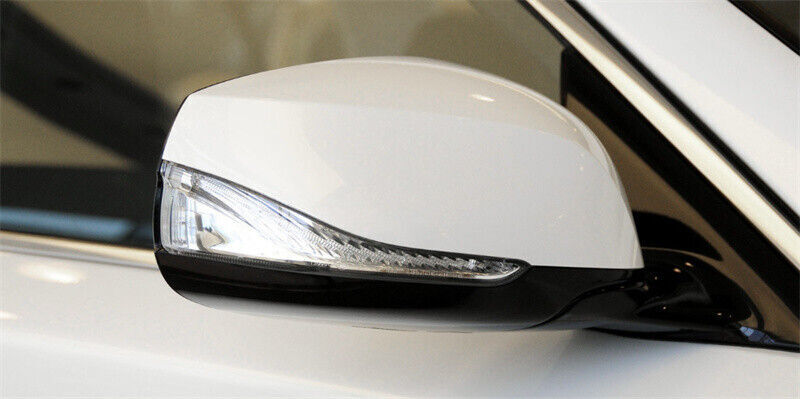 White Right Side Rearview Door Mirror Cover Shell Cap for Infiniti Q50 2014-2020