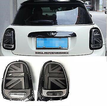 for MINI Cooper F55 F56 Black LED Rear Lamps Assembly LED Tail Lights