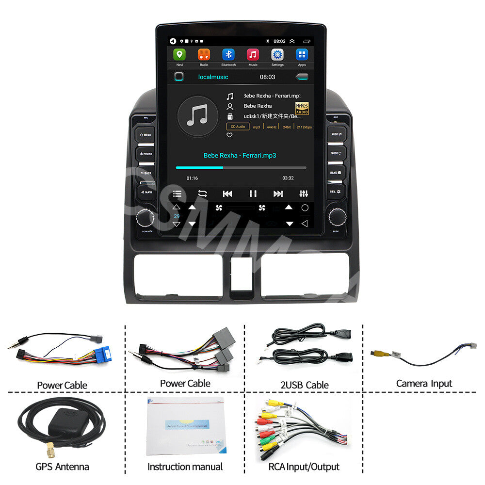 Android 14 For Apple Carplay Car Stereo Radio Fit For for Honda CR-V CRV 2002-2006
