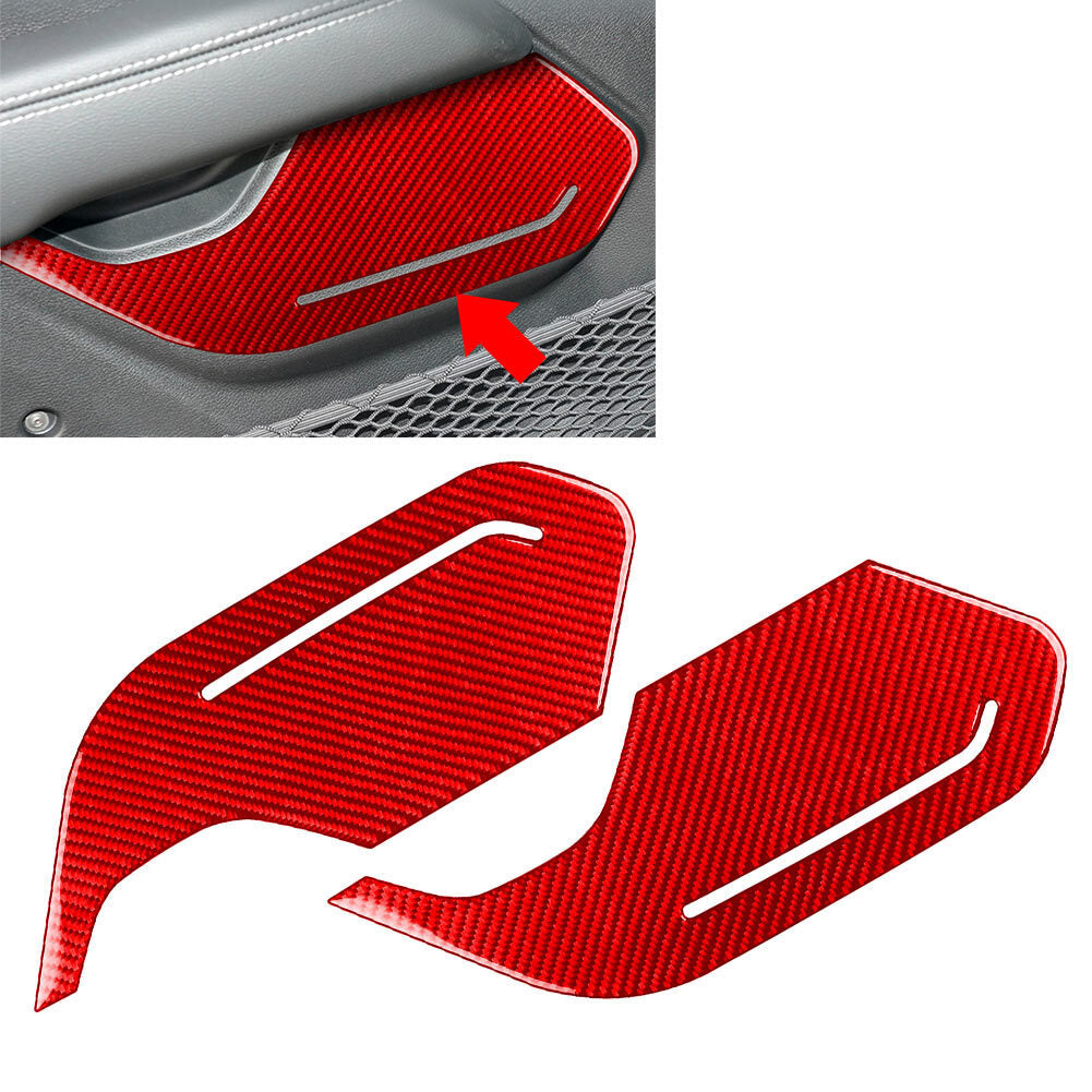 Interior Rear Door Panel Cover Trim Fit for Jeep for Wrangler JL Gladiator JT Red US