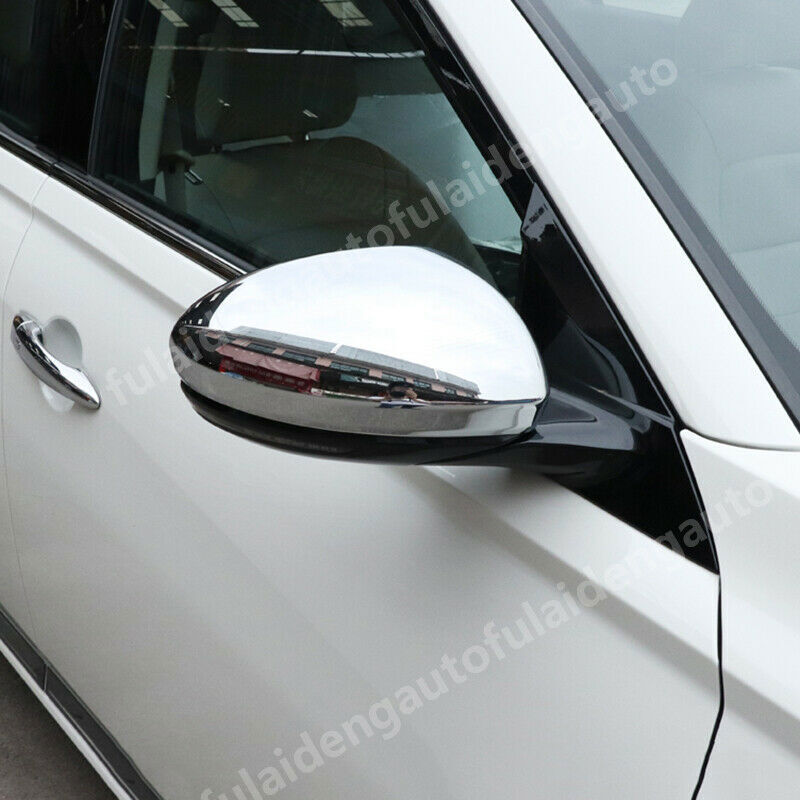 2P for Nissan Teana Altima 2019-2022 Chrome ABS Rearview Side Mirror Cover Cap