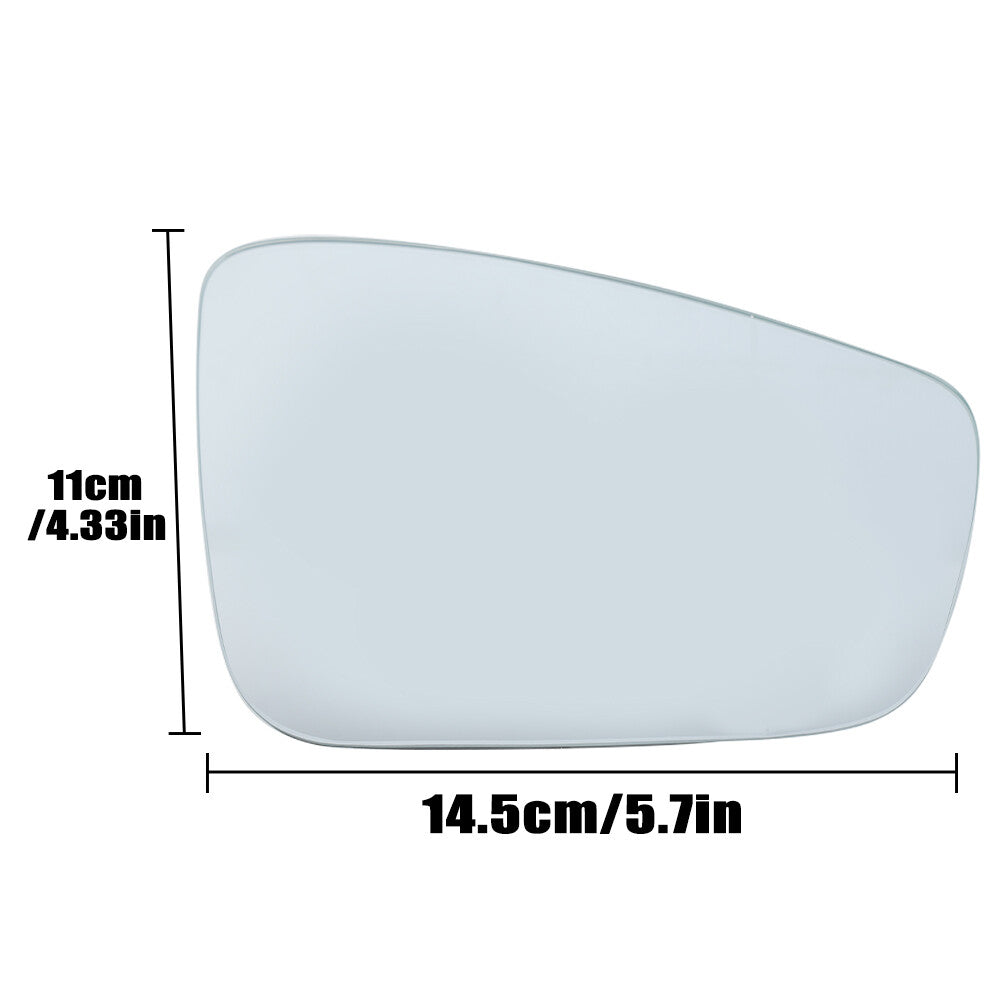 F¨¹r for VW POLO MK5 2010-2017 Spiegelglas Aussenspiegel Beheizt Rechts 6R0857522F