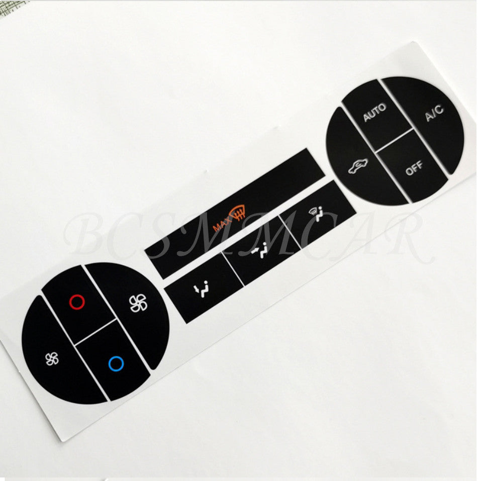 Fit For 2004-2008 for Ford Mondeo A/C Climate Control Button Repair Decals sticker