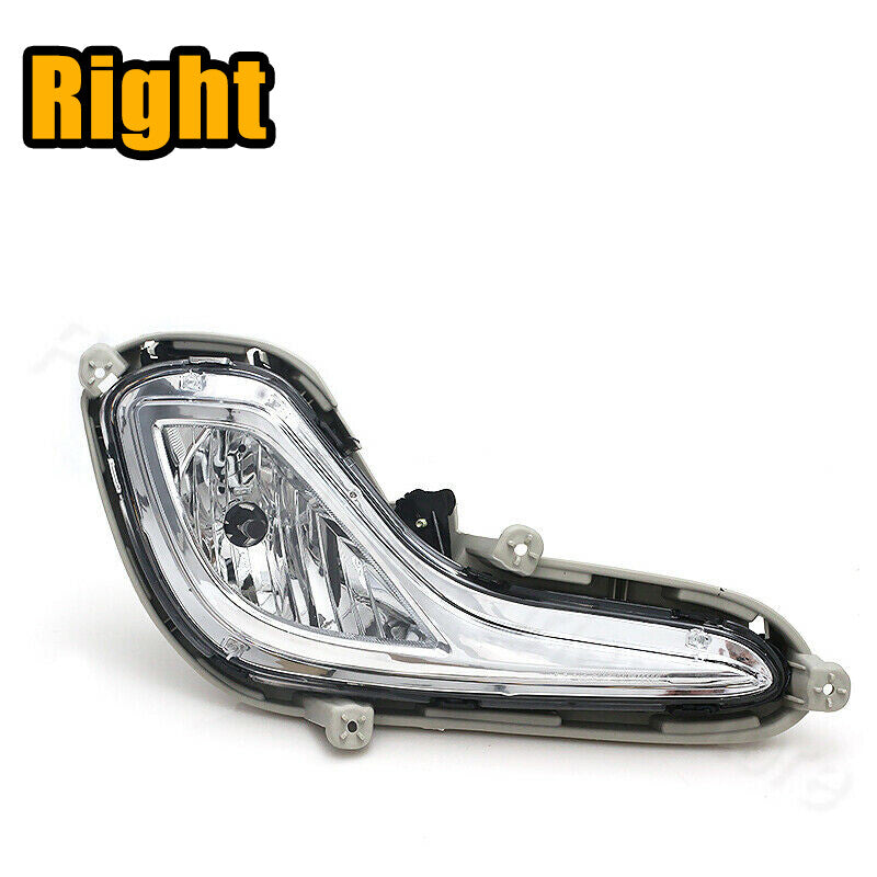 Right Front Bumper Fog Light Clear Lens for Hyundai Accent 2012-2016