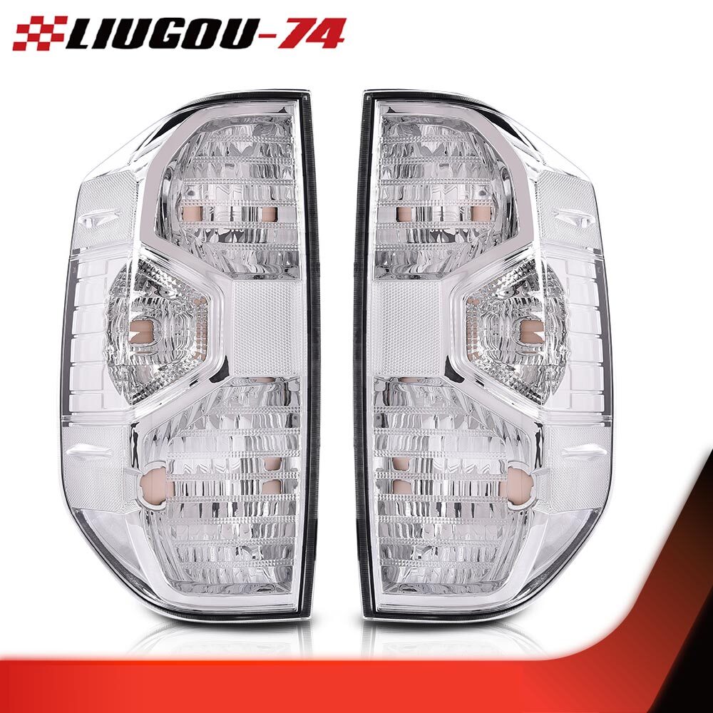 Transparent taillight replacement parts for 2014-2021 for Toyota Tundra pickup trucks (1 pair)