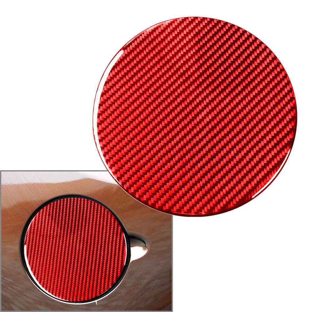 Carbon Fiber Fuel Tank Panel Cover Trim FIT for Toyota Tundra 2014-2021