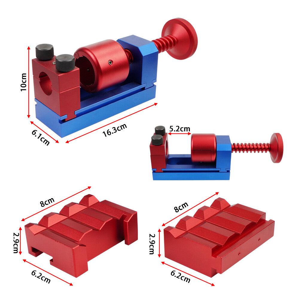 Fuel hose fitting installation tool for 4AN-12AN connectors - Fuel hose repair tool
