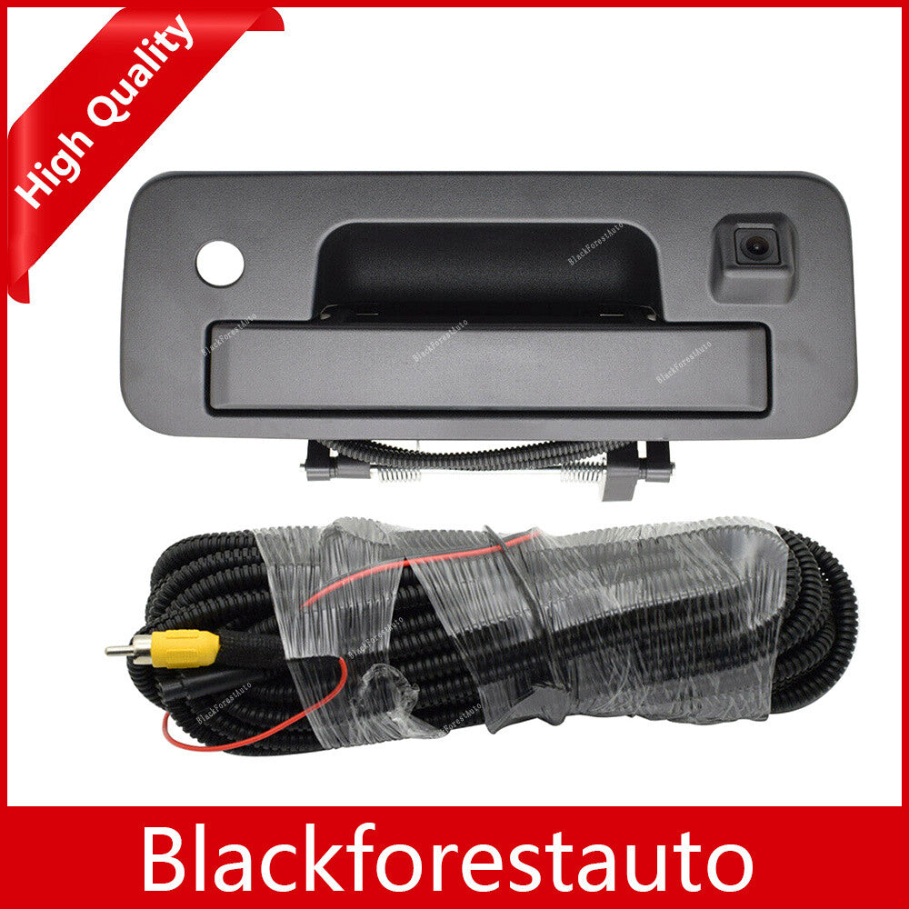 Black Fits 2013-2015 for Nissan Titan Tailgate Handle with Camera 90606-9FM1A