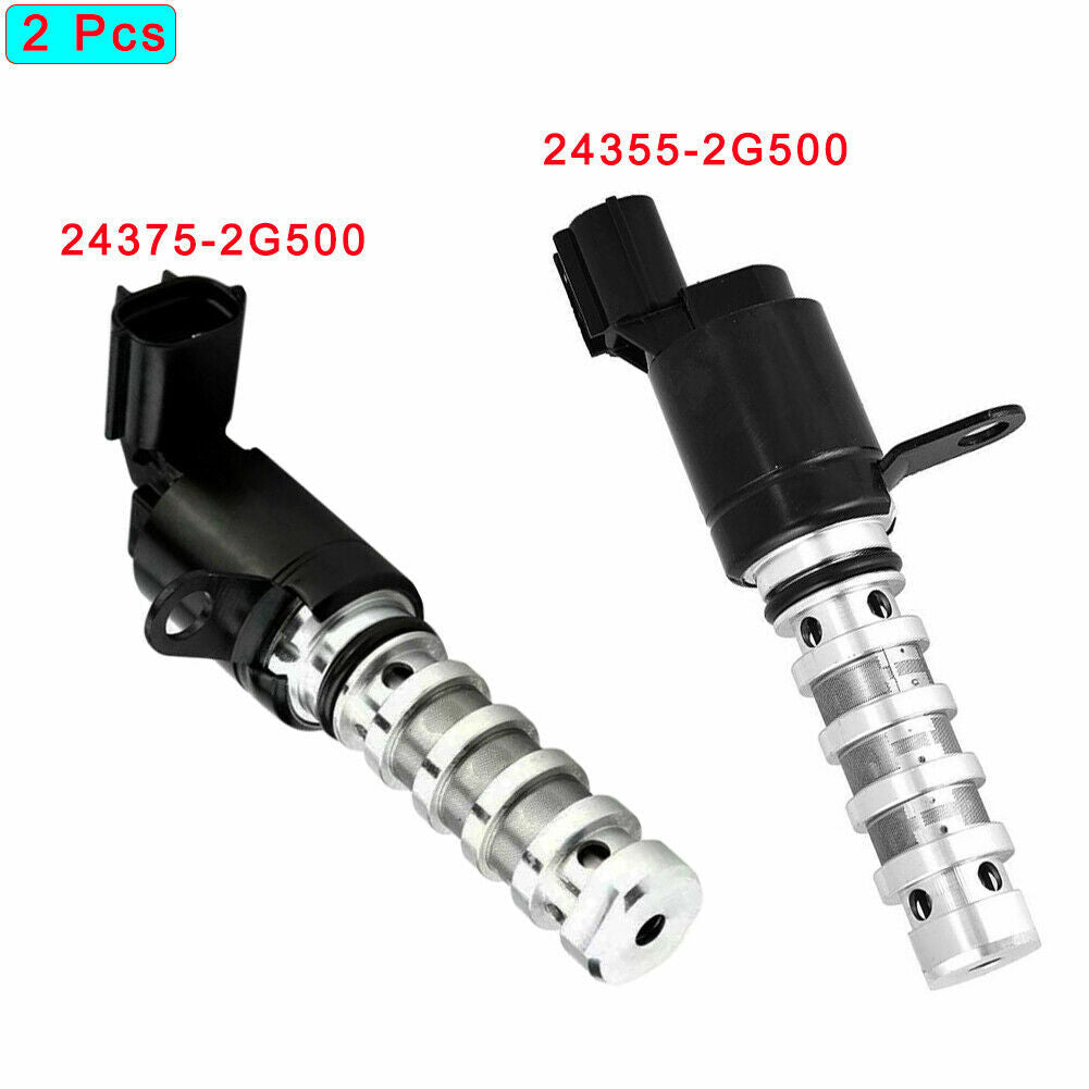 2 Pcs Timing Solenoid Variable Valve VVT for Hyundai Sonata for Tucson SantaFe 09-19
