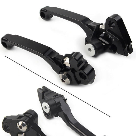Fit for Kawasaki KX450F 2006 2007 2008 2009 10 12 Pivot Dirt Clutch Brake Levers BLK