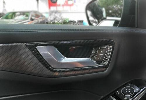 Inner Door Bowl Carbon Fiber Look 4PCS Cover Trim Fit for Ford Escape 2020-2022