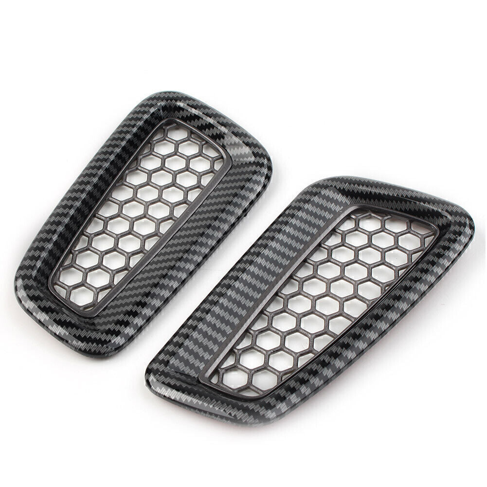 For 2022 Up for Honda for Civic 11th Carbon Fiber Dashboard LR Air Outlet Vent Cover