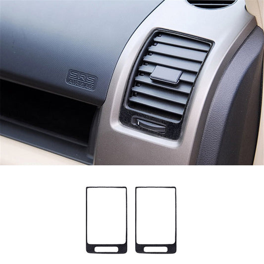 2X Suede Leather Side Air Outlet Frame Trim Cover for Honda CR-V CRV 2007-2011